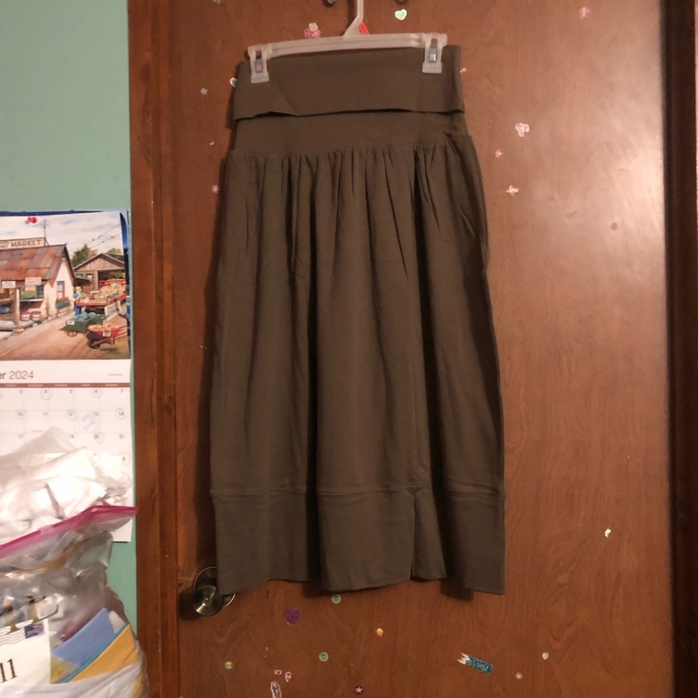 NWT Ethos Paris Nebula Tube Dress Or Skirt Teak Color